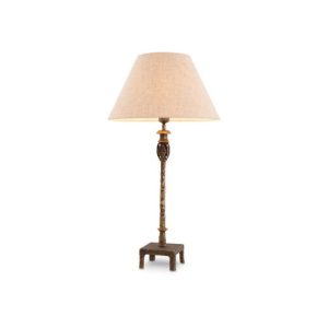 Santoro bordlampe antik messing