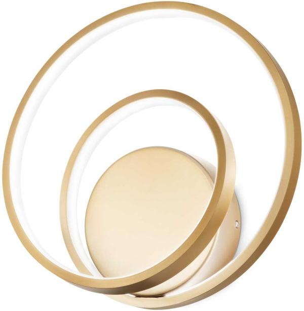 Væglampe Ideal Lux Oz integreret LED-lampe messing 30W 3000 lm moderne design