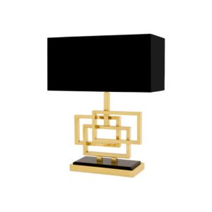 Windolf bordlampe poleret messing