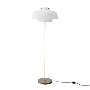&Tradition Copenhagen SC14 Gulvlampe Opal Glas & Messing