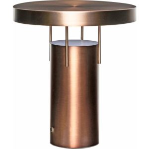 Hübsch BringMe genopladelig bordlampe, bruneret messing