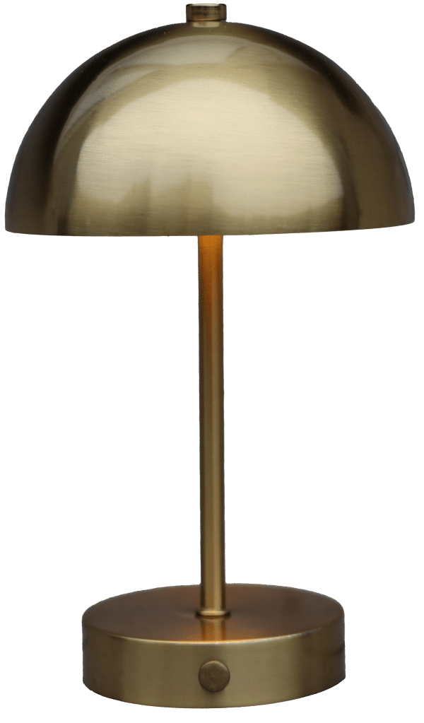 LED bordlampe m. touch, messing