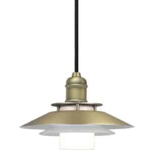 Pendel 1123 Halo Design - Small oxid messing