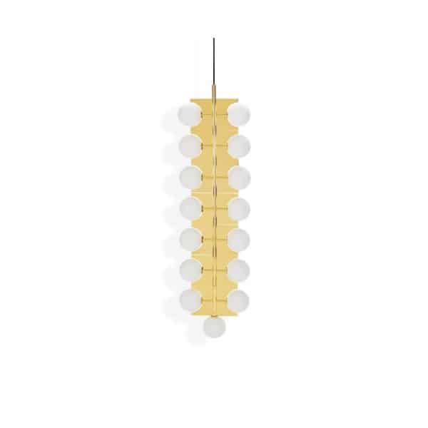 Plane Drop lysekrone messing Tom Dixon
