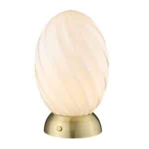 Twist Oval bordlampe fra Halo Design - Messing