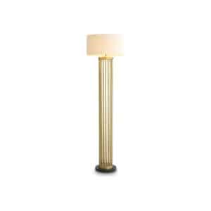 Condo gulvlampe antik messing/hvid