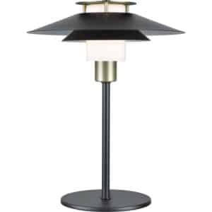 Halo Design Rivoli bordlampe, sort/messing