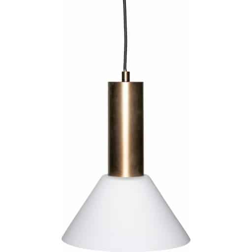 Hübsch Contrast pendel, bruneret messing