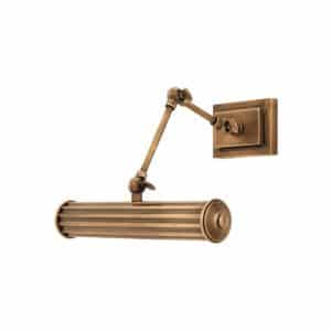 Luca væglampe antik messing S