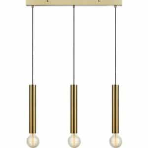 Markslöjd Sencillo langbordspendel, messing, 3 pærer