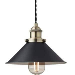 Nielsen Light Neksø Pendel Sort/Antik messing