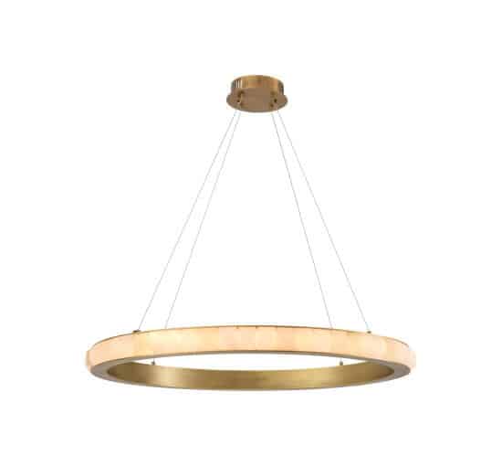 Cabildo lysekrone antik messing