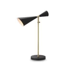 Milos bordlampe antik messing