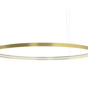 Panzeri ZERO ROUND Ø98 messing 2.700 Kelvin (Varm hvid farve)