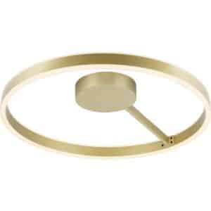 SLV One væg- & loftlampe, messing, Ø60 cm