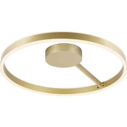 SLV One væg- & loftlampe, messing, Ø60 cm