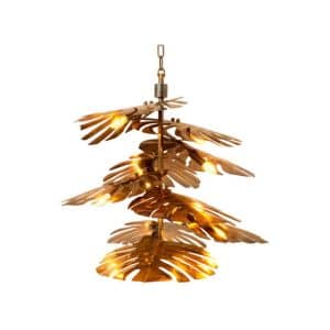 Tropique loftlampe i antik messing