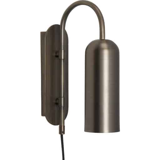 4 stk Hübsch Zenith væglampe, bruneret messing