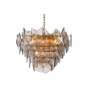 Biltmore lysekrone antik messing