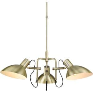 Halo Design Metropole lysekrone, messing