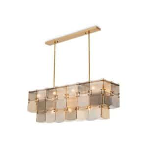 Laurent loftlampe i antik messing