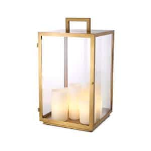 Debonair bordlampe antik messing