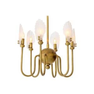 Isabelle lysekrone antik messing