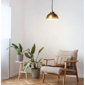 Lille Lampe | Antik Messing | Interiør