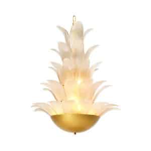 Melrose lysekrone antik messing