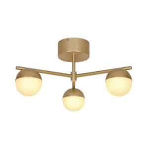 Nordlux Contina loftlampe, børstet messing