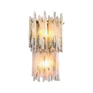 Saint Roch væglampe børstet messing