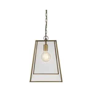 Slim City loftlampe messing